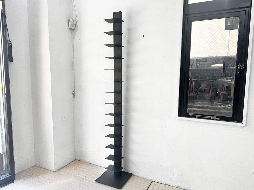 シンテシ SINTESI サピエンスブックタワー H:202cm 14段 ブルーノ・レイナルディ タワー型シェルフ チャコールグレー コンランショップ取扱 希少サイズ 買い取りしました。