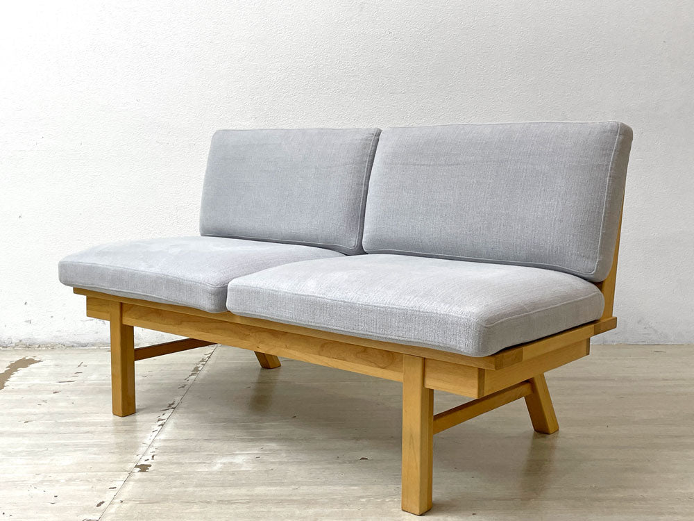モモナチュラル MOMO Natural ノルド スタンダード NORD STANDARD 2.5P ソファ ダイニングソファ アルダー材 ファブリック グレー系 カバーリング ナチュラルモダン 中古品 買い取りしました。