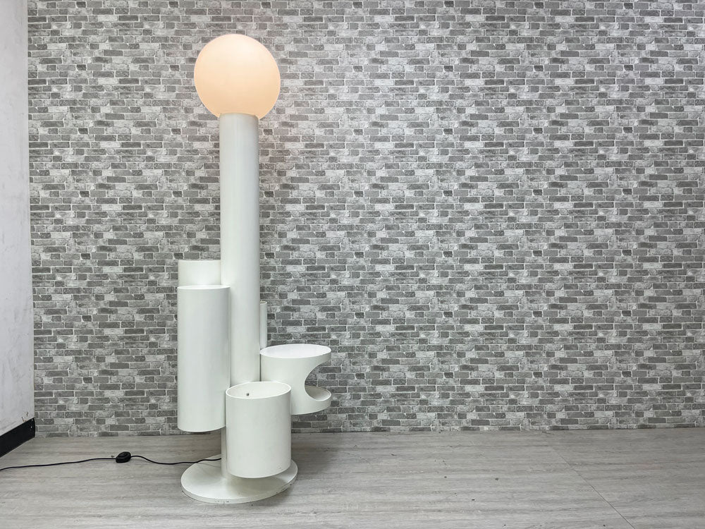 ケルスト クープマン Kerst Koopman CLOSE ENCOUNTER FLOOR LAMP フロアライト プラントスタンド ホワイト 80s ビンテージ オランダ ポストモダン 希少 中古品 買い取りしました。