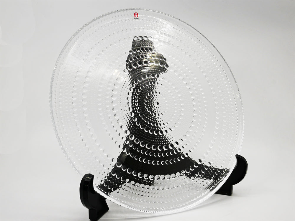 イッタラ iittala カステヘルミ Kastehelmi プレート 31cm クリア オイバ・トイッカ Oiva Toikka フィンランド 北欧食器 中古品 買い取りしました。