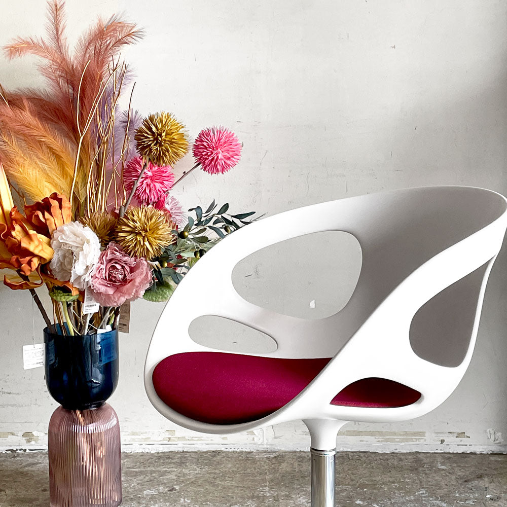 フリッツハンセン Fritz Hansen リンチェア RIN デスクチェア シートパッド付き 4スターペデスタルベース 回転ベース 紺野弘通 ～一輪の花のように空間を彩ってくれる椅子～