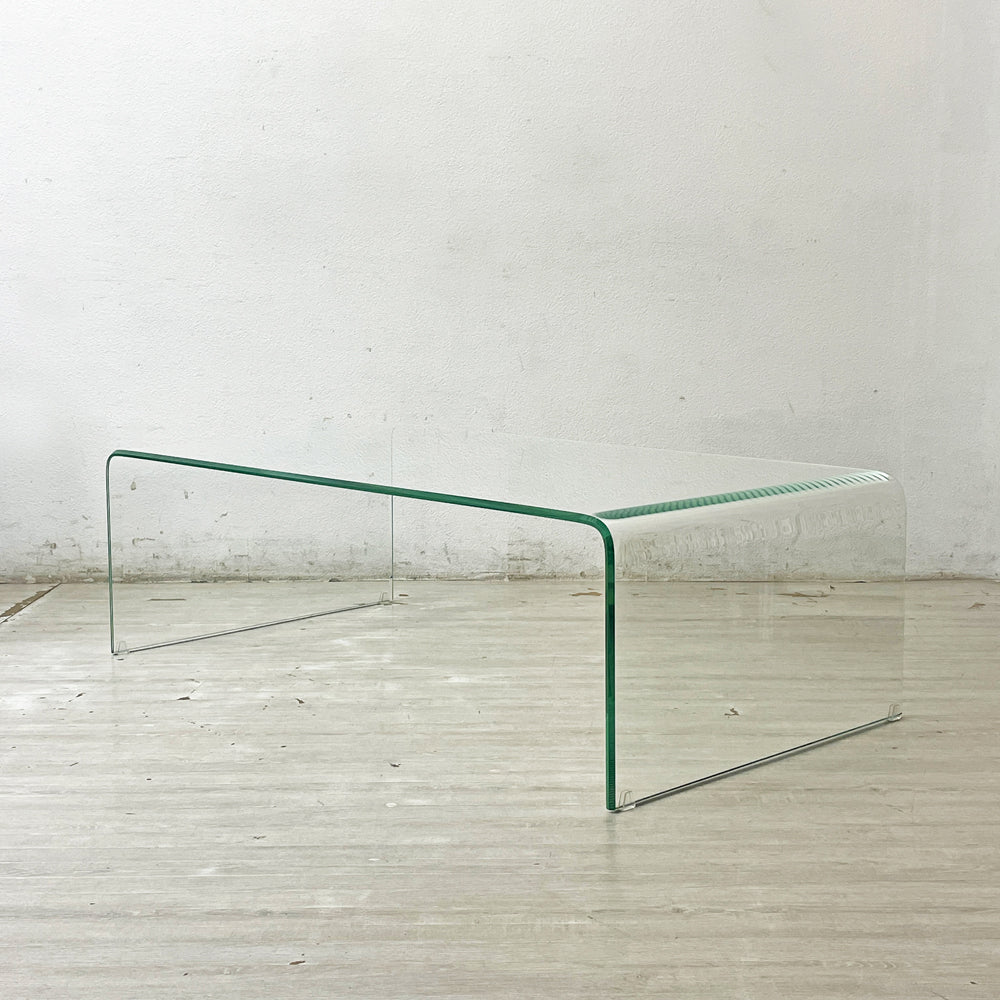 【祖師ヶ谷大蔵店】コンチネンタルファニチャー Continental Furniture サターン SATURN ガラステーブル センターテーブル リビングテーブル W130cm モダン IDC大塚家具取扱 買取させていただきました。