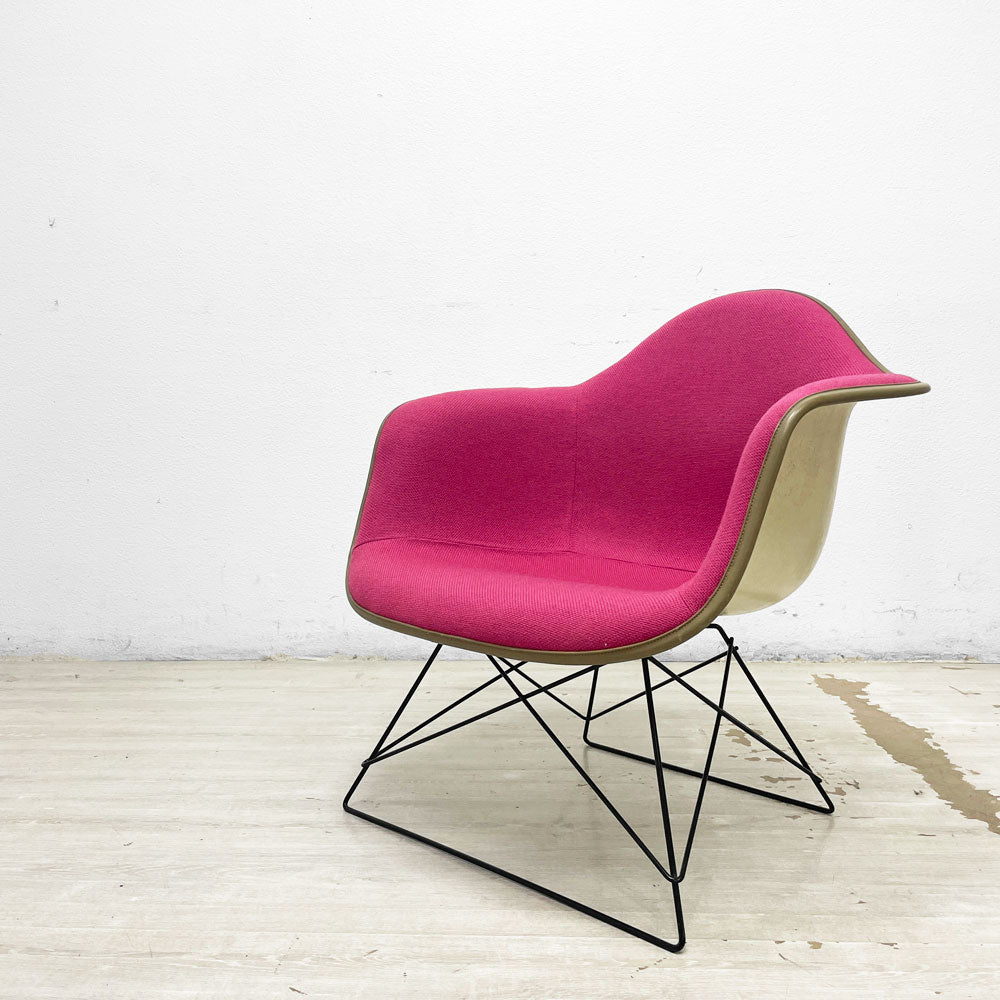 【祖師ヶ谷大蔵店】ハーマンミラー Herman Miller アームシェルチェア 2nd ビンテージ アプホルスター キャッツクレイドルベース C&R イームズ ミッドセンチュリー Ribaco NC生地張替済 買取させていただきました。