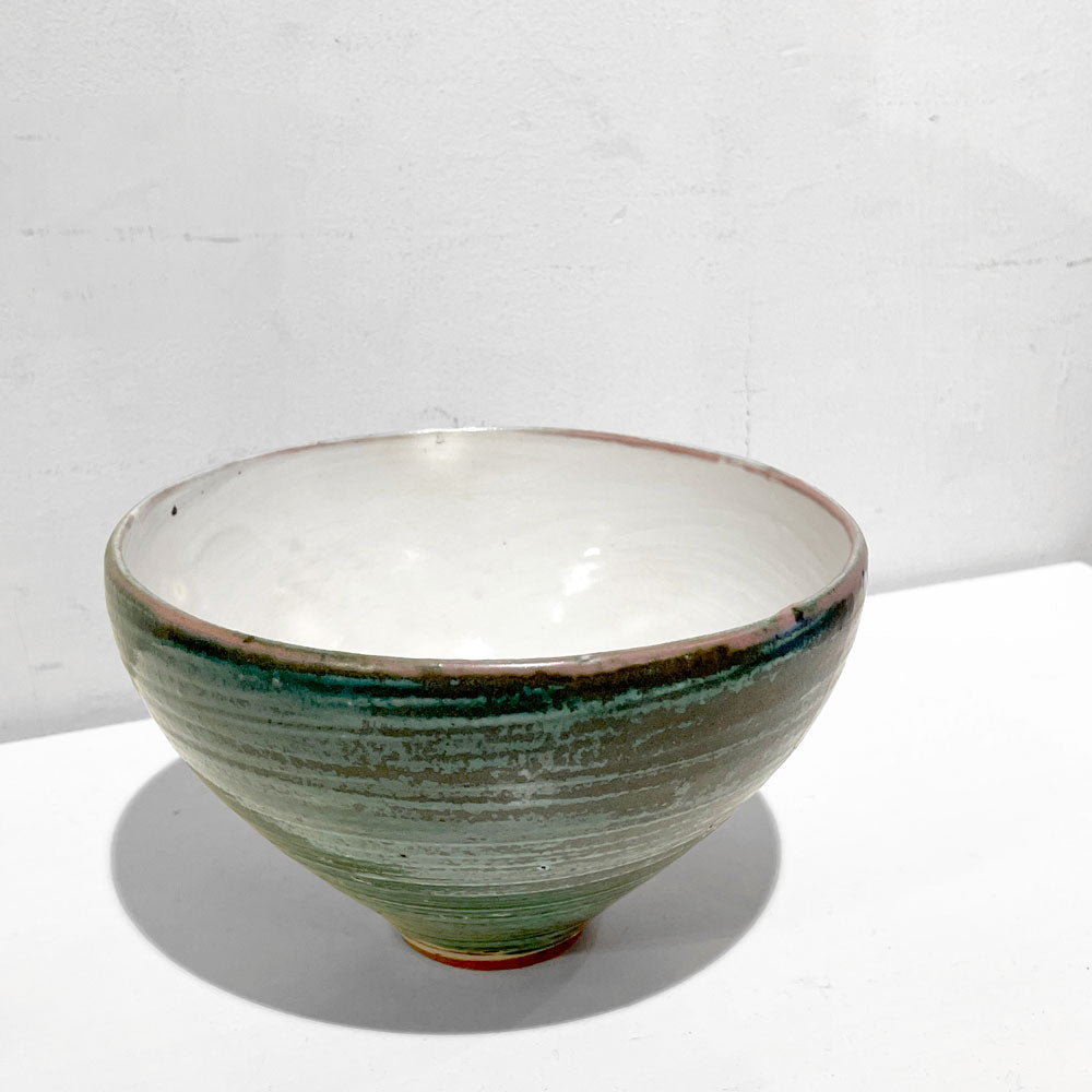 【自由が丘店】中里花子 2TN 深鉢 ボウル 椀 グリーン系 Φ15.5cm 陶芸家 現代作家 買取させていただきました。
