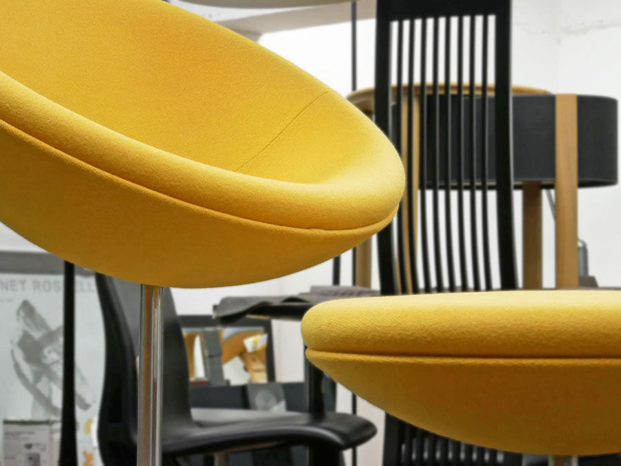 ヴィトラ vitra C1 アームチェア & オットマンスツール ヴェルナー・パントン Verner Panton スペースエイジ 日本未発売 希少 ～パントンの隠れた名作～