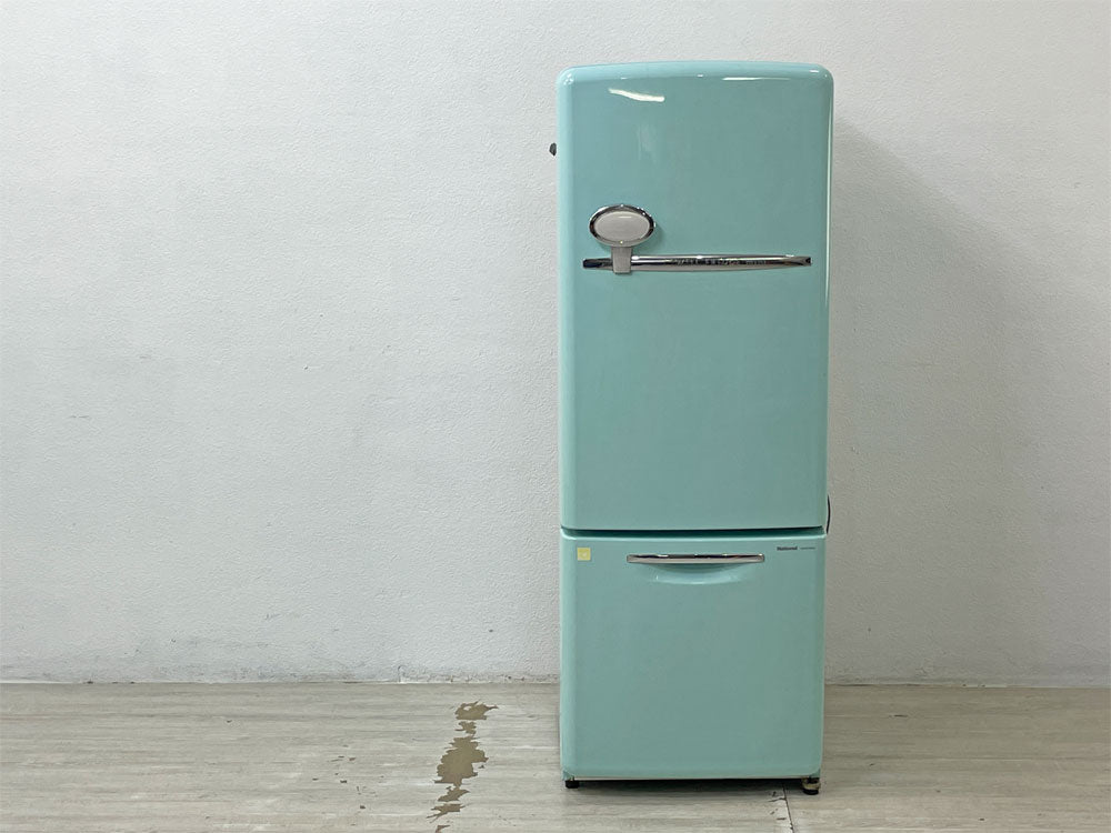 ナショナル National ウィル WiLL FRIDGE mini パーソナルノンフロン冷凍冷蔵庫 フリッジミニ ターコイズ 廃番 2003年製 162L オリジナル ノスタルジックデザイン 中古品 買い取りしました。