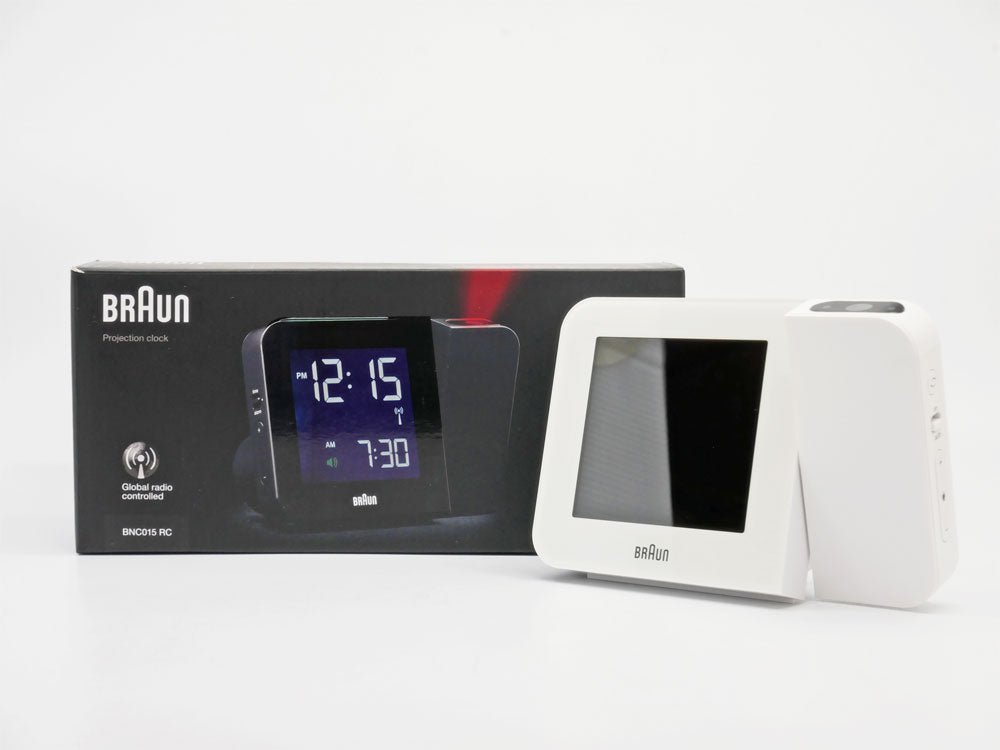 ブラウン BRAUN デジタルプロジェクション アラームクロック BNC015-RC 卓上時計 廃番モデル 取扱説明書＆箱付き 未使用 展示品 10点 買い取りしました。