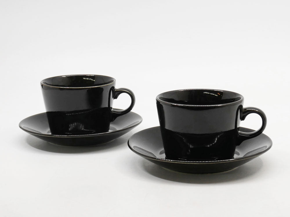 アラビア ARABIA キルタ KILTA カップ＆ソーサー C&S カップ直径8cm ブラック カイ・フランク Kaj Franck フィンランド ビンテージ 北欧食器 中古品 買い取りしました。