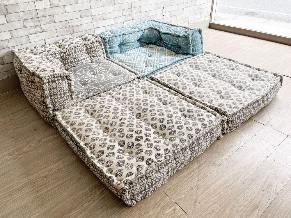 アデペシュ a.depeche ブロックマルチソファ Block Multi Sofa ＆ アデペシュ a.depeche ブロックマルチ ザブ Block Multi Zabu 計4点 中古品 買い取りしました。