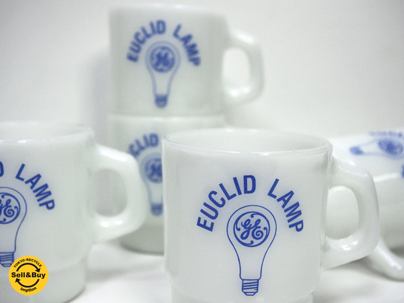 ファイヤーキング FIRE KING ゼネラル・エレクトリック GE EUCLID LAMP 広告プリント アドマグ 希少 5客　中古品 買い取りしました。祖師谷大蔵店 出張買取もお任せ下さい。