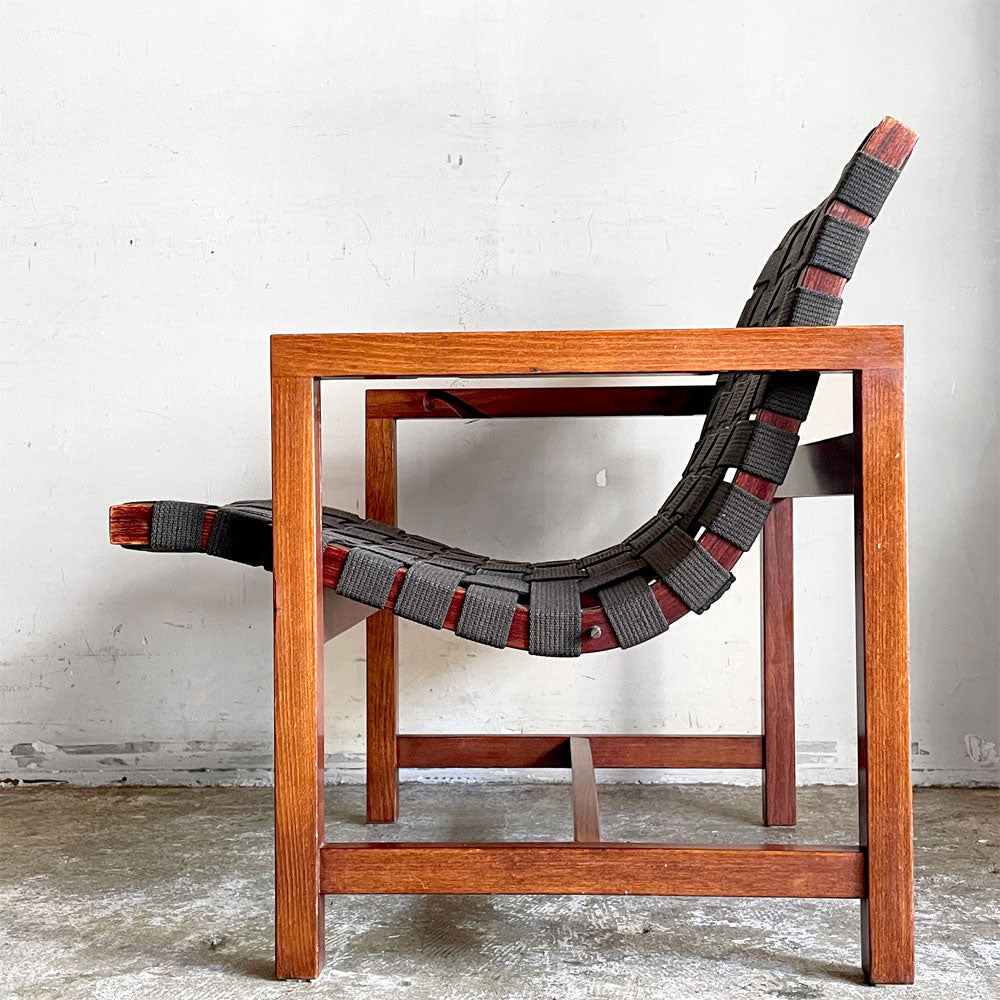 セントー SENTOU fauteuil-C 2ポジション ラウンジチェア Hermann Loos フランス ～2面性を持ったチェア～