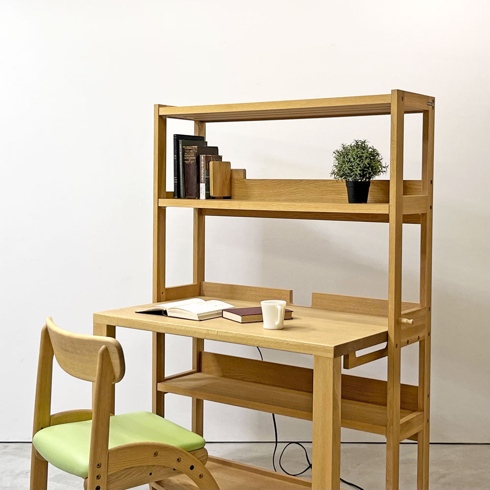 【祖師ヶ谷大蔵店】カリモク karimoku ボナシェルタ Buona scelta デスク＋シェルフ オーク材 学習机 買取させていただきました。