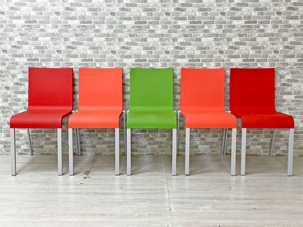 ヴィトラ vitra. ゼロスリー .03 ダイニングチェア スタッキングチェア マールテン・ヴァン・セーヴェレン Maarten Van Severen 参考価格77,000円 中古品 買い取りしました。