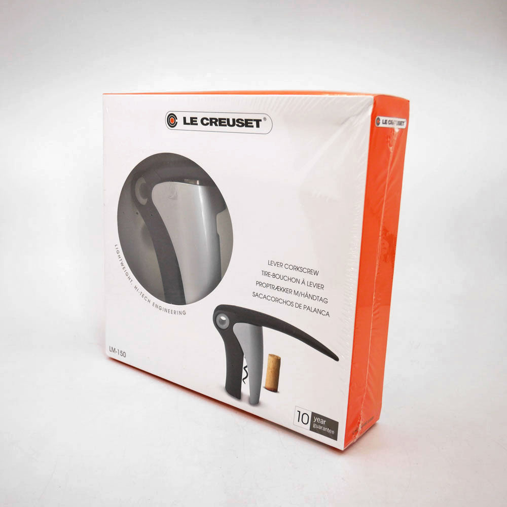 ルクルーゼ Le Creuset ワインオープナー ガイア レバーモデル LM150 グレー フランス 箱付き 未使用品  中古品 買い取りしました。