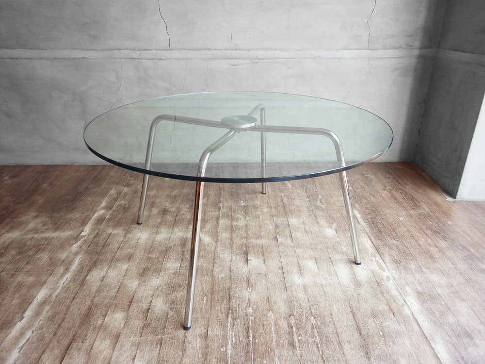 ウォルターノル WALTER KNOLL 369ラウンドテーブル ガラス天板 ウォルターノルチーム Walter Knoll Team モダンデザイン ドイツ 中古品 買い取りしました。