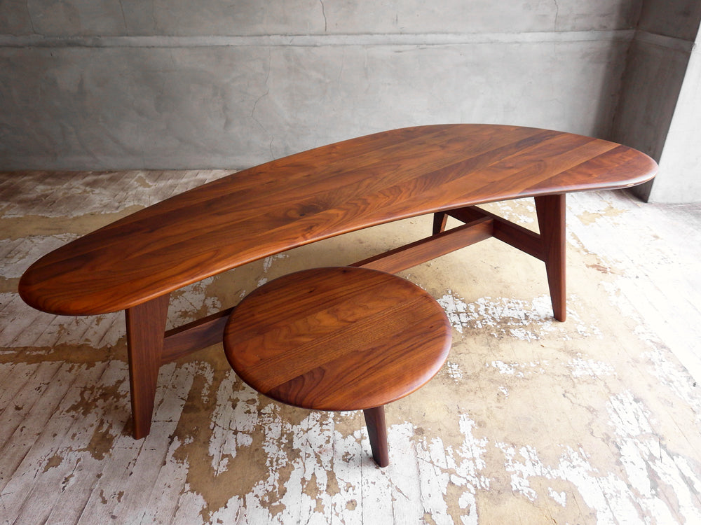 シギヤマ家具工業 グリーンホームスタイル GREEN home style ユズ センターテーブル ビー YUZU CENTER TABLE B ウォールナット材 岩倉榮利 定価50,380円 中古品 買い取りしました。
