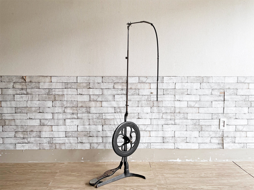 アンティーク Antique 足踏み式歯科用ドリル 医療器具 アイアンベース H142-146cm インダストリアル 店舗什器 ディスプレイ インテリアとして 中古品  買い取りしました。