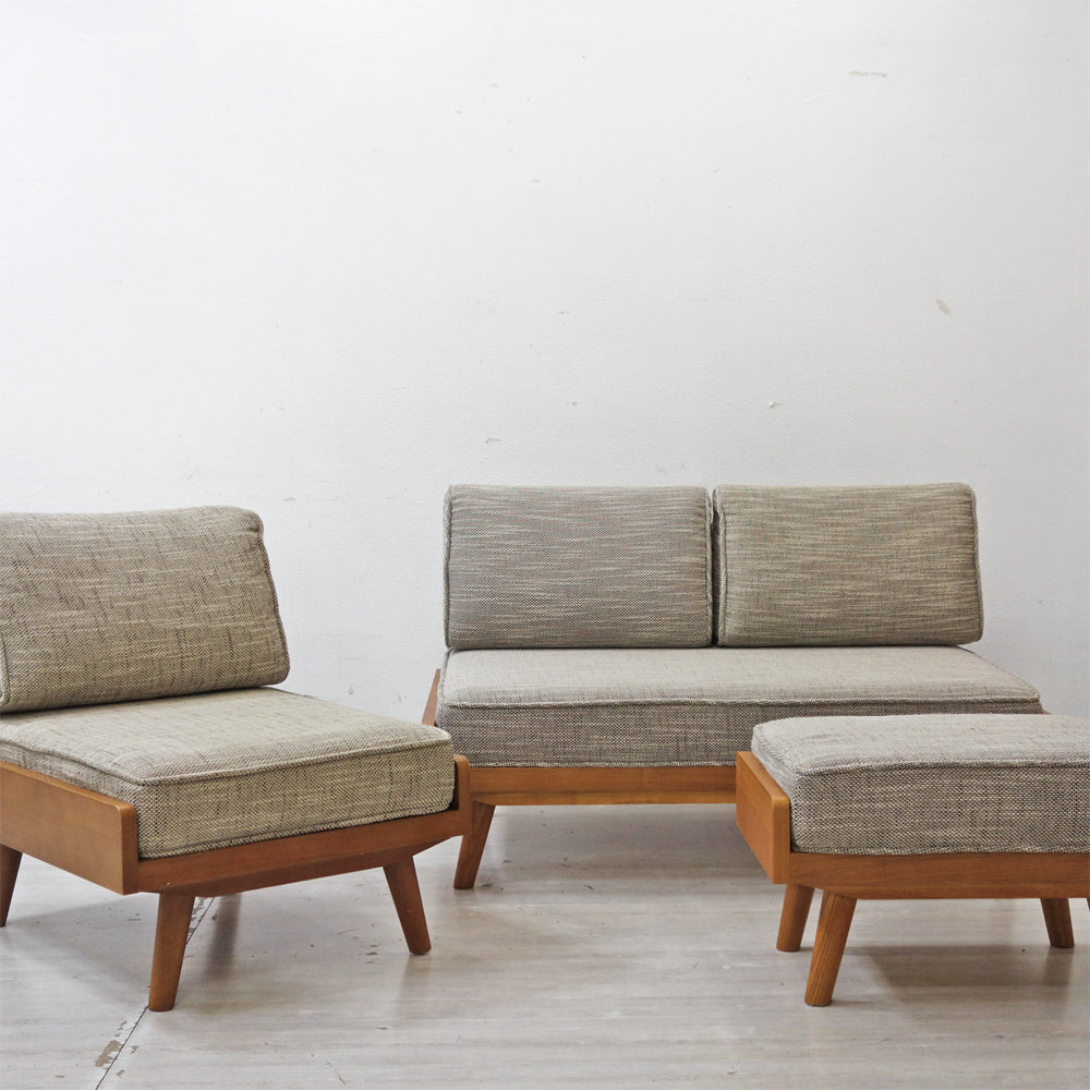 【祖師ヶ谷大蔵店】ウニコ unico アルベロ ALBERO カバーリングソファ 1P & 2P & オットマン ベージュファブリック 北欧ビンテージスタイル 買取させていただきました。