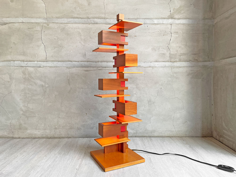 フランク・ロイド・ライト FRANK LLOYD WRIGHT タリアセン3 TALIESIN3 テーブルランプ チェリー ヤマギワ取扱い YAMAGIWA 定価\129,800- 中古品 買い取りしました。