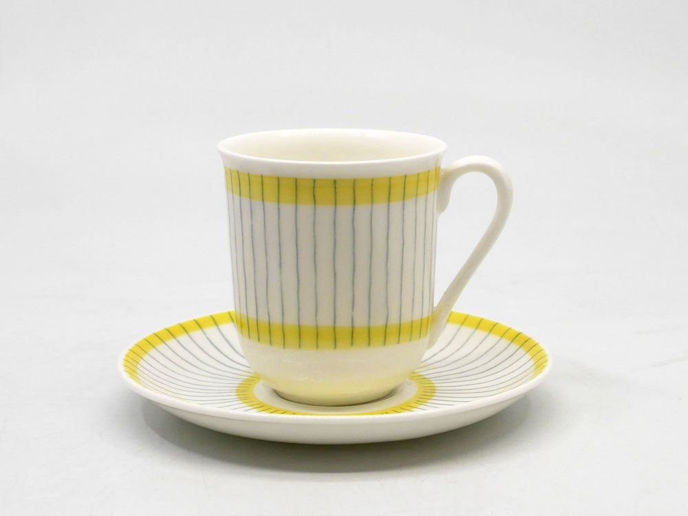 グスタフスベリ GUSTAVSBERG ピケ PIKE デミタス カップ&ソーサー W10.5 スティグリンドベリ ビンテージ 北欧食器 希少 中古品 買い取りしました。