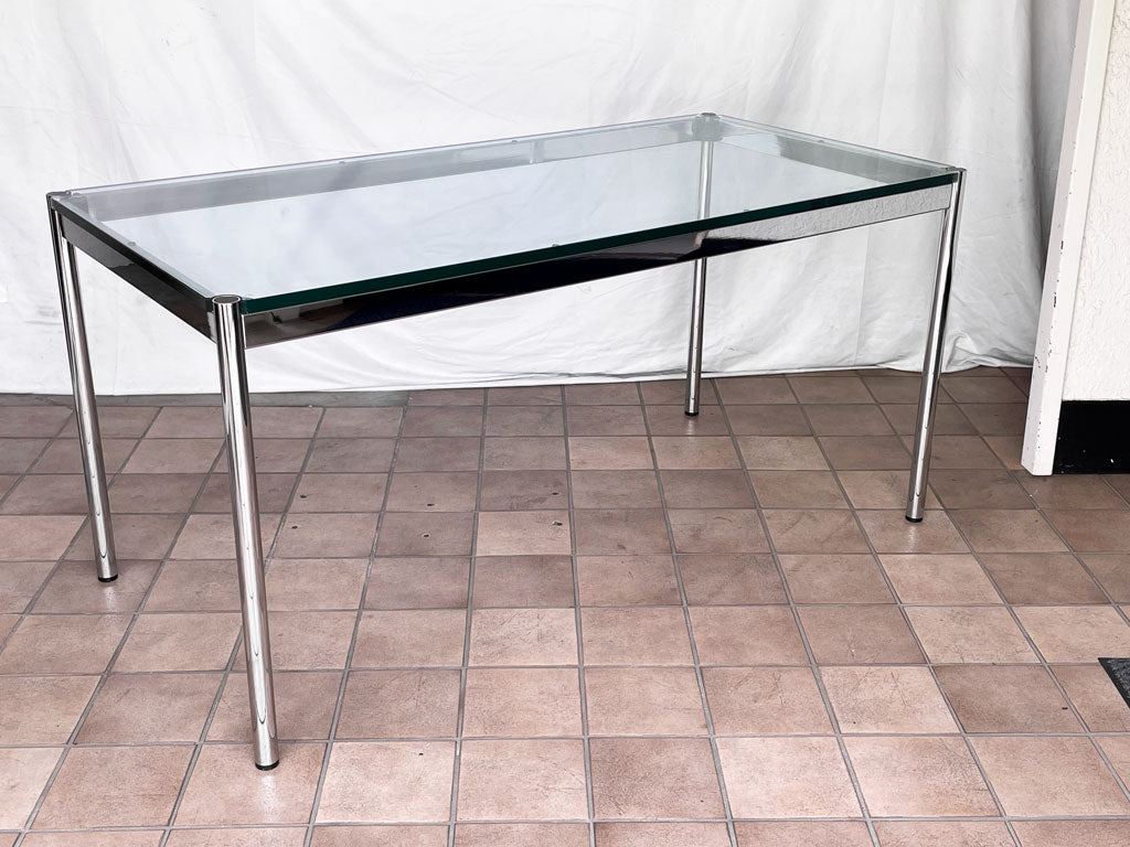 USMハラー USM Haller モジュラーファニチャー Modular Furniture ハラーテーブル ワークテーブル W150 ガラス天板 中古品 買い取りしました。