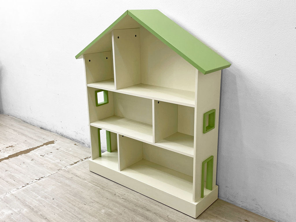 ポッタリーバーン Pottery Barn ドールハウス ブックシェルフ 収納棚 H130 キッズ ペインテッド ホワイト フレンチカントリー  中古品 買い取りしました。