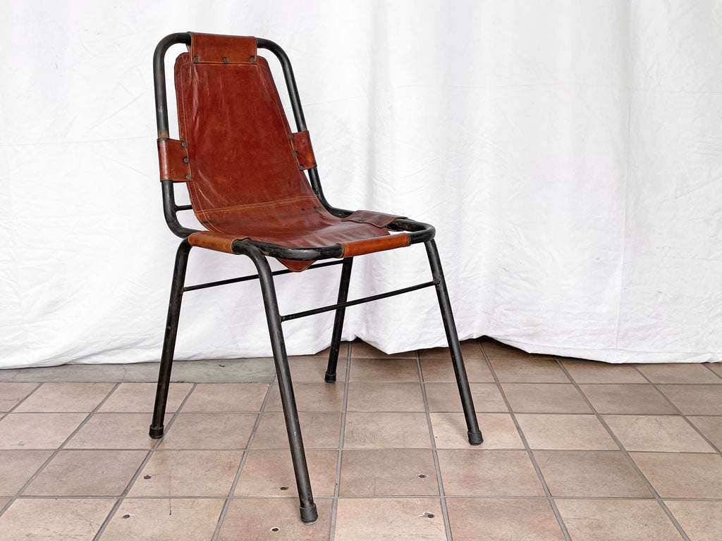 ダル・ヴェラ Dal Vera レザルクチェア Les Arcs Chair ダイニングチェア シャルロット・ペリアン レザー スチール イタリア ビンテージ 中古品 買い取りしました。