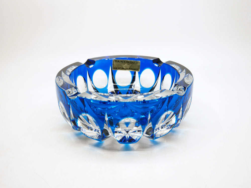 サンルイ Saint Louis アッシュトレイ 灰皿 クリスタルガラス カットグラス フランス 中古品 買い取りしました。