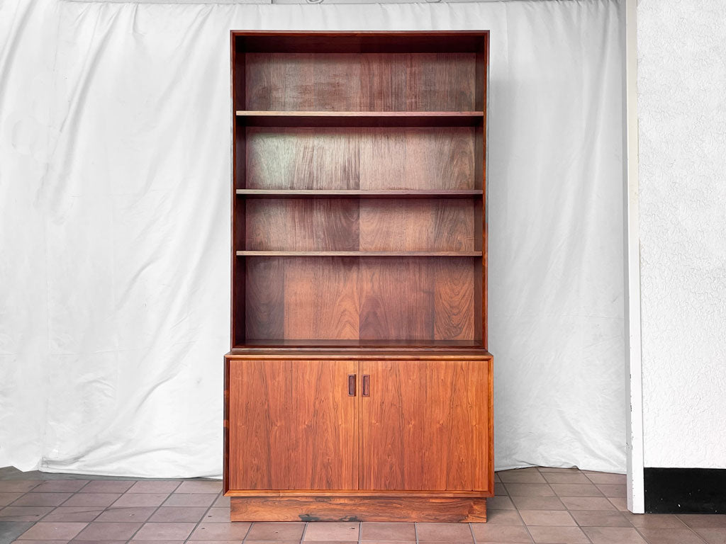 デンマークビンテージ Danish Vintage ブックシェルフ ブキャビネット ローズウッド 北欧家具 H186cm 中古品 買い取りしました。