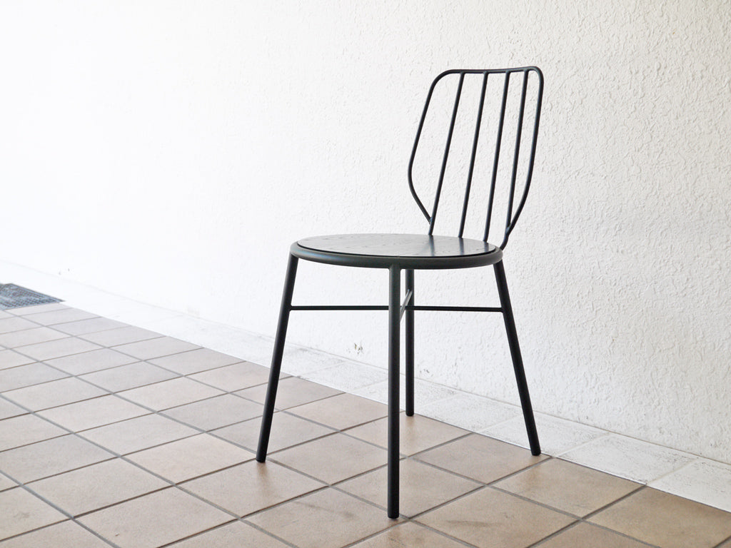 コモック COMMOC フリッパーチェア Flipper chair ブラック アッシュ材 ウッドシート 藤森泰司 デザイン 中古品 買い取りしました。