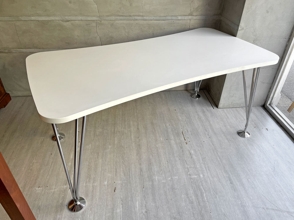 カルテル Kartell マックステーブル MAX TABLE ホワイト ミーティングテーブル 固定脚 フェルーチョ・ラヴィアーニ Ferruccio Laviani 定価￥197,500- 中古品 買い取りしました。