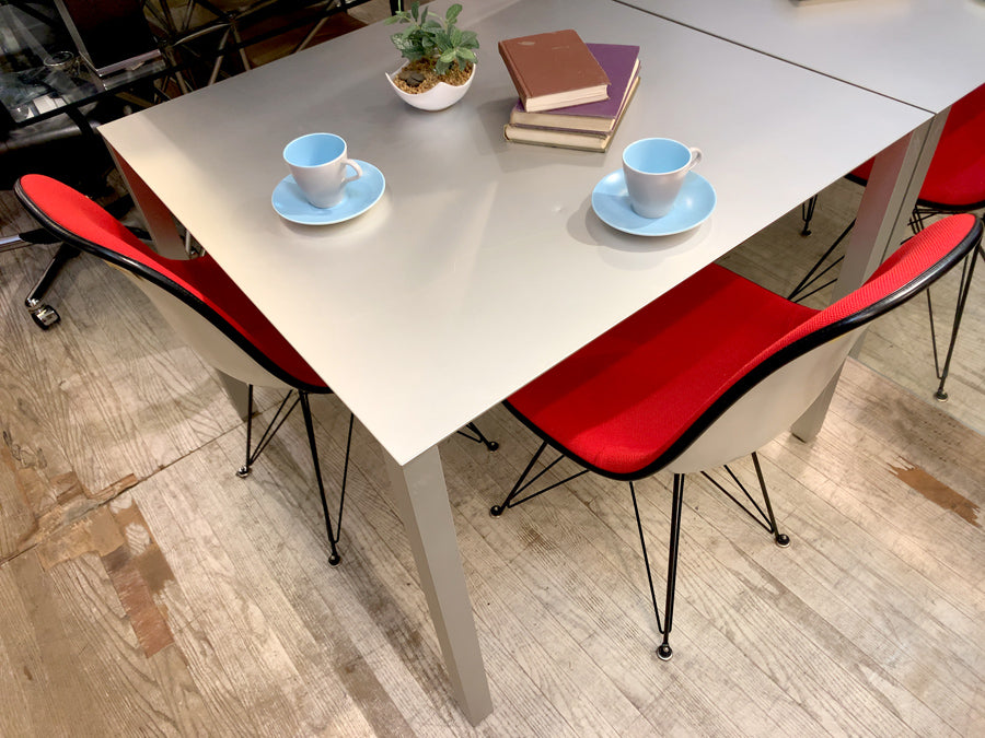 インターデコール INTER DECOR 現 カッシーナ イクスシー Cassina IXC. エアフレーム 3004 VO ダイニングテーブル ワーキングデスク W90cm アルミハニカム ～洗練された直線フォルムのミニマルモダンファニチャー！～