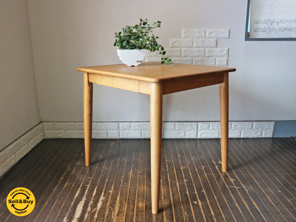 ビーカンパニー B-COMPANY アッシュ ASH ダイニングテーブル タモ材  買い取りしました。