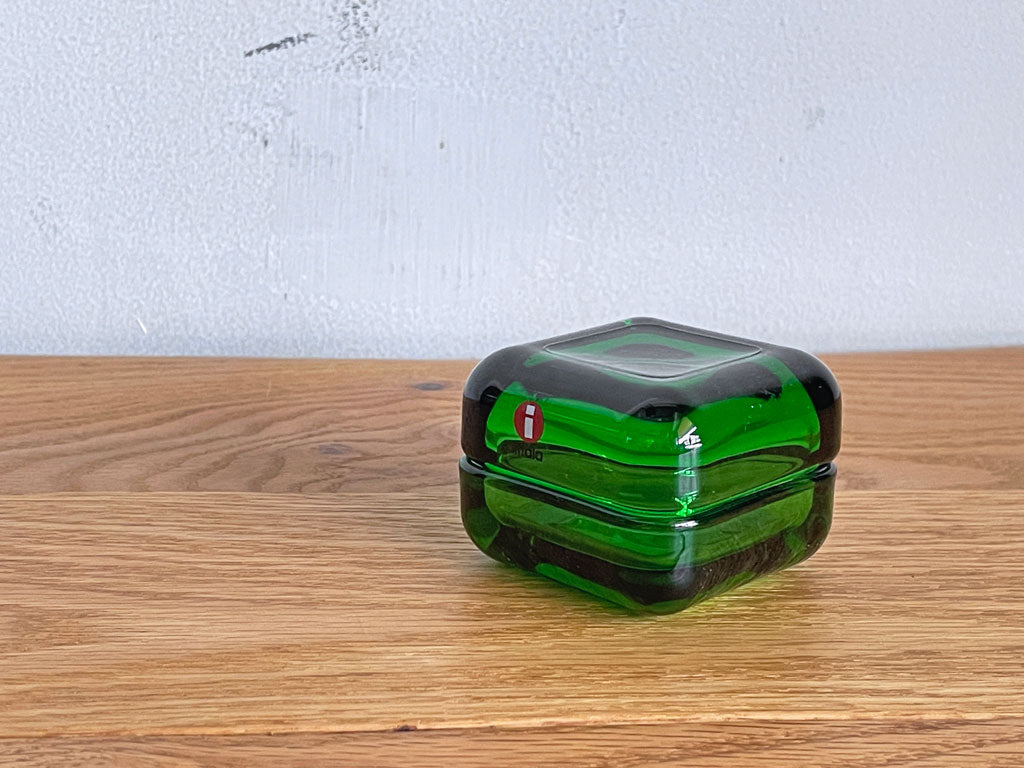 イッタラ iittala ヴィトリーニ ボックス vitriini box グリーン ジュエリーボックス 小物入れ 北欧 フィンランド 中古品 買い取りしました。