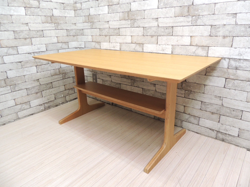 無印良品 MUJI リビングでもダイニングでもつかえる テーブル オーク材 W130cm シンプル ナチュラルデザイン 中古品 買い取りしました。