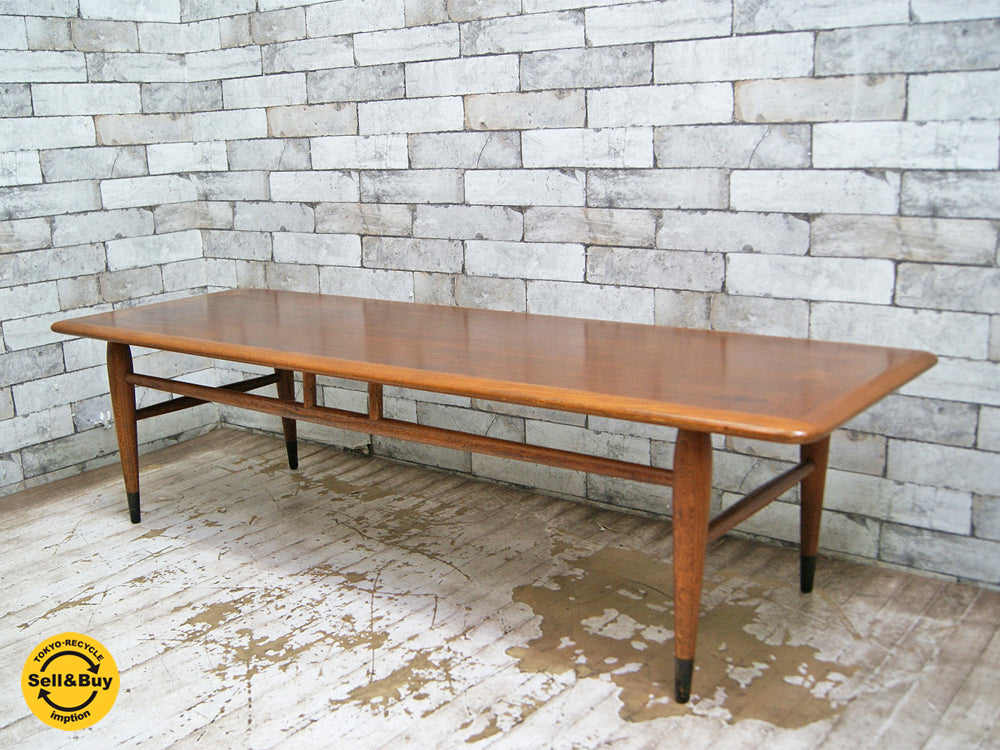 レーン LANE ダブテイル センターテーブル コーヒーテーブル USビンテージ ミッドセンチュリー 中古品 買い取りしました。