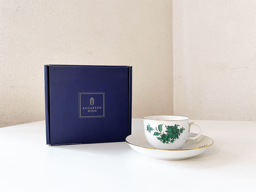 アウガルテン AUGARTEN WIEN マリアテレジア MARIA THERESIA デミタスカップ&ソーサー C/S 箱付 オーストリア  中古品  買い取りしました。