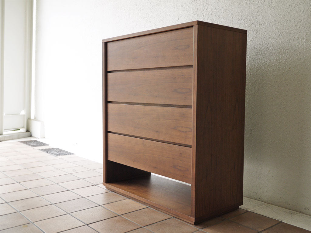 イデー IDEE コントゥール CONTOUR CHEST チェスト 4ドロワー ウォールナット材 H100cm 廃番 中古品 買い取りしました。