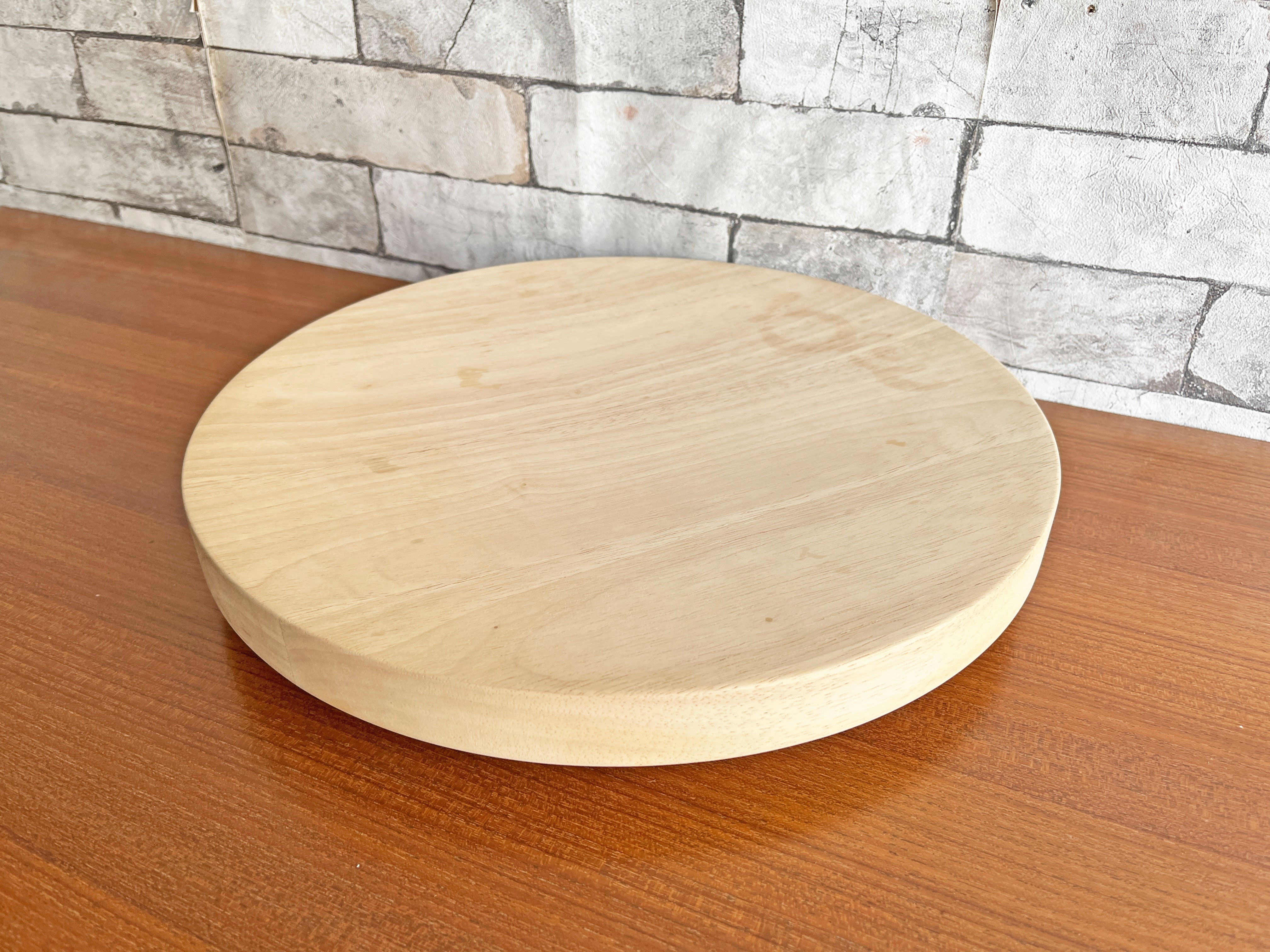 マリメッコ marimekko オイバ Oiva ウッド サービングプラター wooden serving platte ラバーウッド Φ38cm 北欧食器 フィンランド 中古品 買い取りしました。