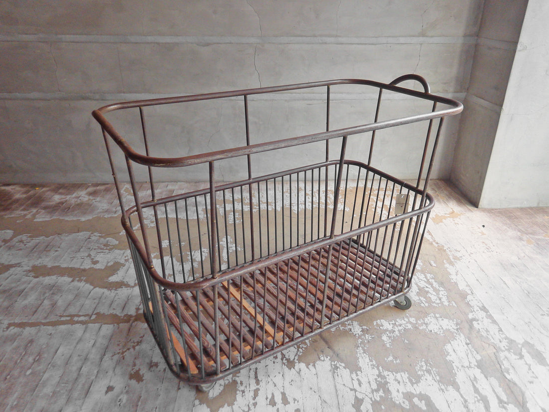 ビンテージ Vintage ウッド × アイアン カート トロリー 店舗什器 インダストリアル ジャーナルスタンダードファニチャー購入 J.S.F  中古品 買い取りしました。