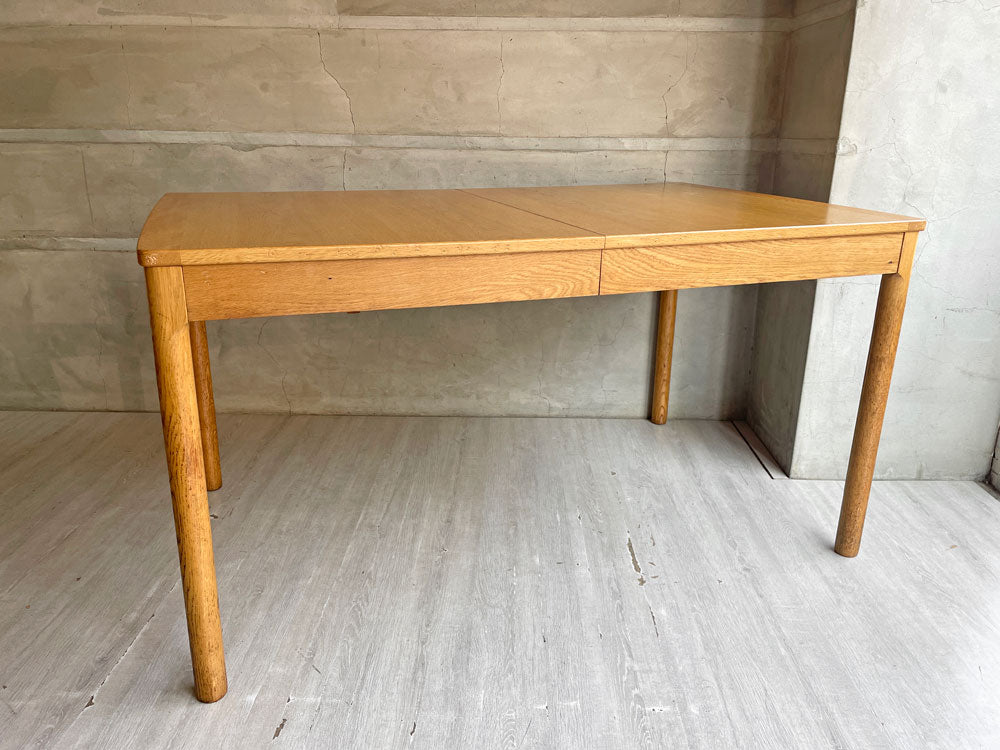 ジャパンビンテージ Japan Vintage オーク材 エクステンション ダイニングテーブル 伸長式 ナチュラルモダン W132-182cm 中古品 買い取りしました。
