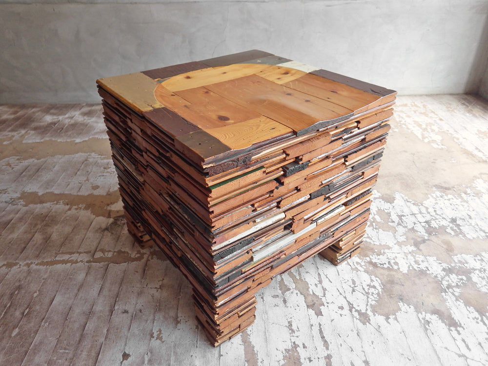 ピート・ヘイン・イーク PIET HEIN EEK スクラップウッド パイリング スツール SCRAPWOOD PILING STOOL オランダ CIBONE取扱  中古品 買い取りしました。