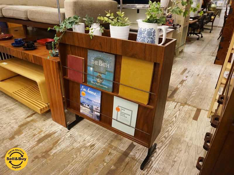トラックファニチャー TRUCK FURNITURE AF キャビネット パーテーション アフロモシア材 本革シート付 ～3つの機能を兼ね揃えたコンパクトデザイン～ 【 買取と販売とレンタルのお店 】