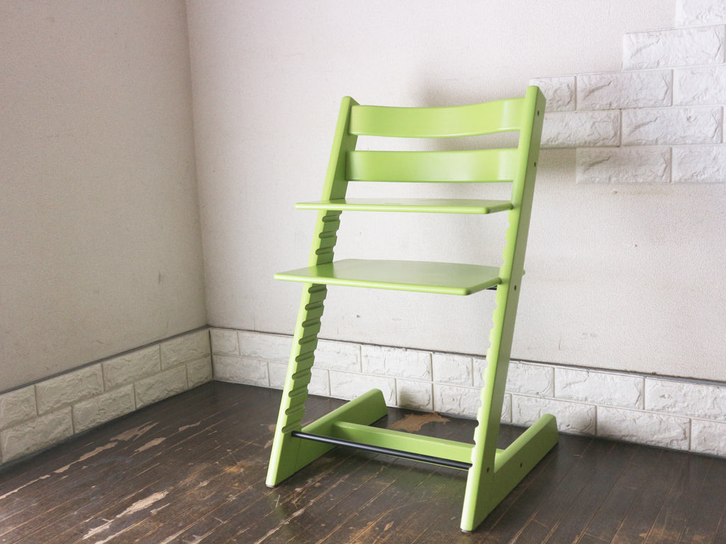 ストッケ STOKKE トリップトラップ TRIPP TRAPP ベビーチェア キッズチェア ライムグリーン S/N4～ 北欧 ノルウェー 中古品  買い取りしました。