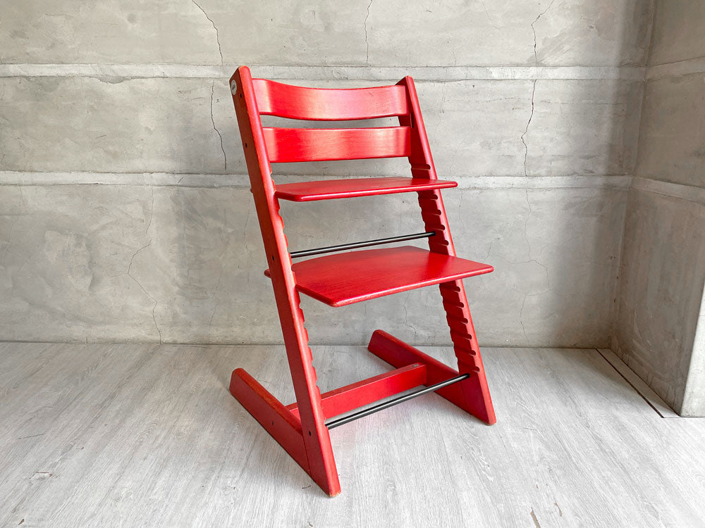 ストッケ STOKKE トリップトラップ TRIPP TRAPP ベビーチェア キッズチェア S/N無し レッド ノルウェー 北欧家具  中古品 買い取りしました。