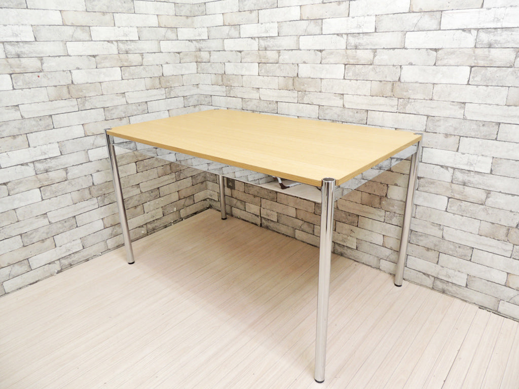 USM モジュラーファニチャー USMハラー テーブル USM Haller Table ワーキングテーブル カンファレンステーブル ダイニングテーブル デスク オーク材 ナチュラル天板  中古品 買い取りしました。