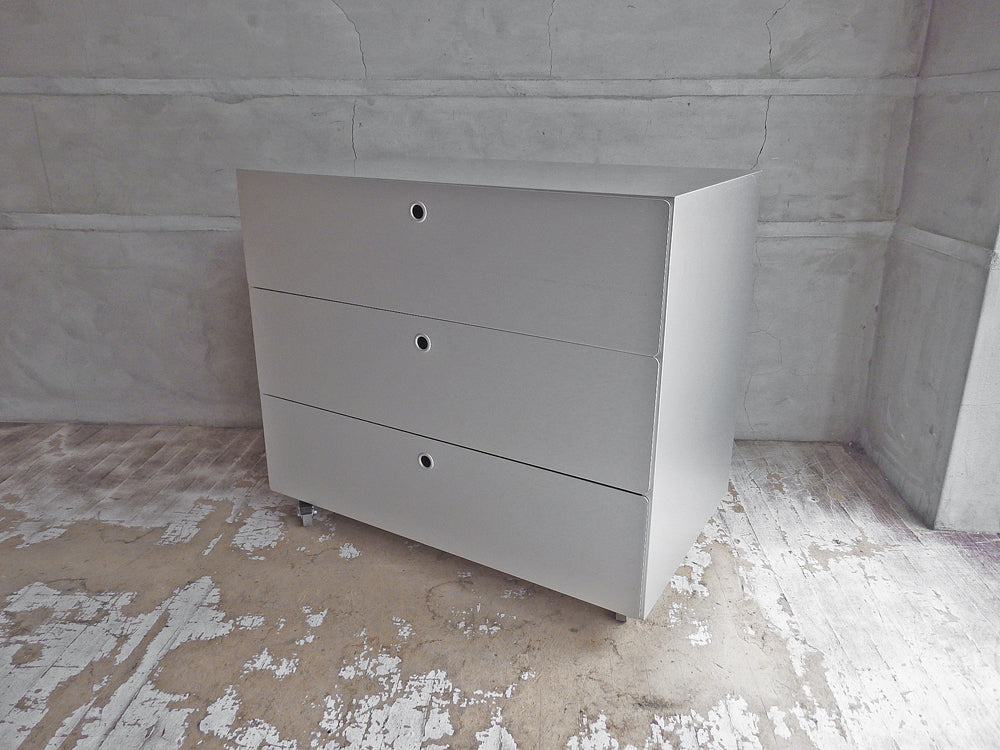 クリプトナイト KRIPTONITE アルミ×バーチ材合板 3段 チェスト container on wheels with 3 drawers コンラン取扱い 中古品 買い取りしました。