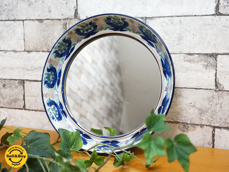 アルミニア Alminia テネラ Tenera ビンテージ 陶製ウォールミラー Marianne Johnson 現ロイヤルコペンハーゲン ROYAL COPENHAGEN  中古品 買い取りしました。祖師ヶ谷大蔵店 出張買取もお任せ下さい。