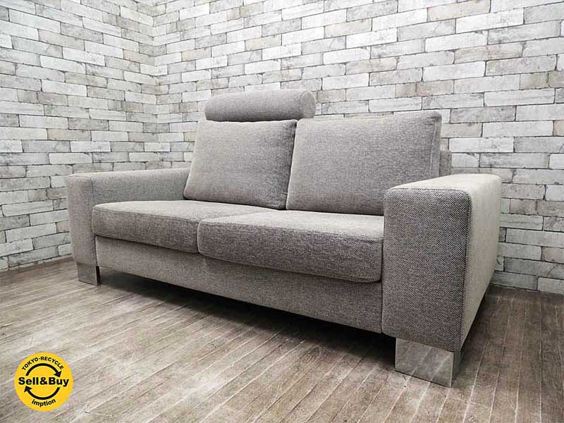 ボーコンセプト BoConcept デンマーク 北欧 I.D.V.2 ソファ 2シーター フェザークッション ヘッドレスト付き ～ 伝統と革新的アーバンダニッシュデザインのソファ！ ～ 【 買取と販売とレンタルのお店 】