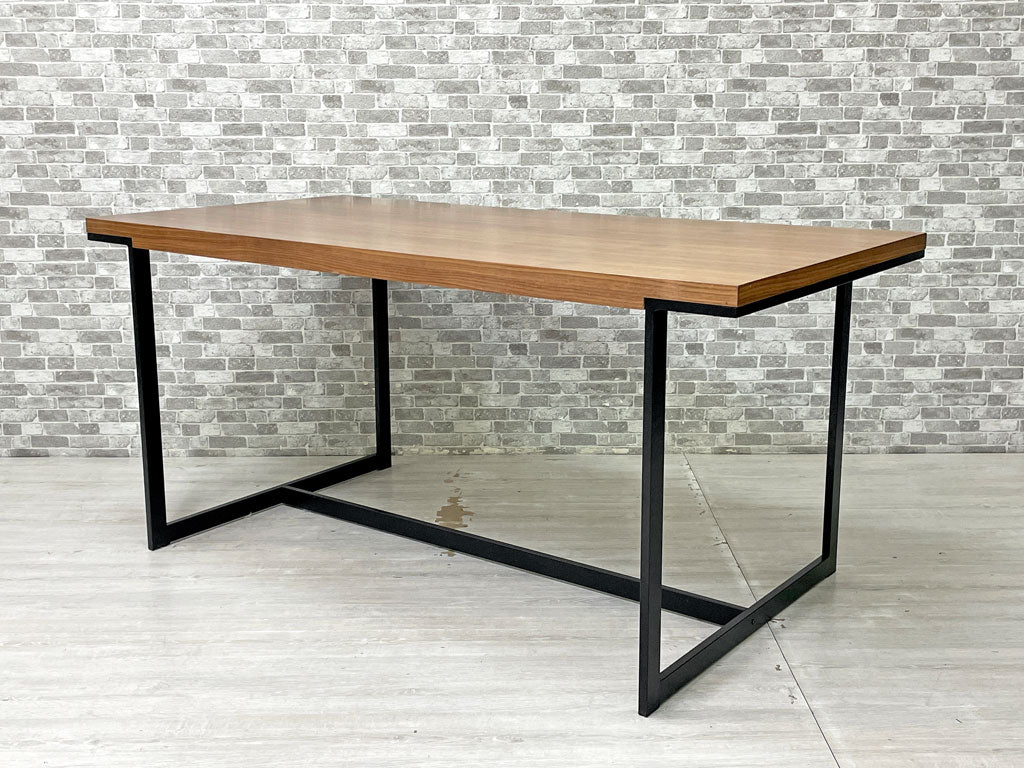 チェリー CHERRY 桜屋工業 ホームデイ HOMEDAY DT-18-N150 ダイニングテーブル ウォールナット材 スチール 定価￥58,190- 中古品 買い取りしました。